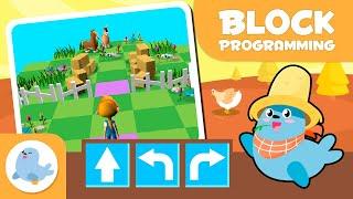  BLOCK PROGRAMMING for Kids  Episode 4 ⏩ Turn Right and Turn Left ⏪