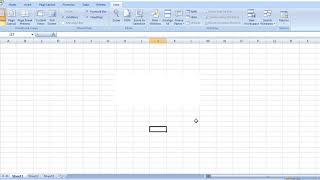 excel grid line missing !