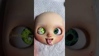 Blythe ooak by mom Plumphs lloomine handmade toys custom doll polymer clay