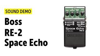 Boss RE-2 Space Echo - Sound Demo (no talking)