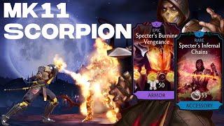 MK11 Scorpion Brutal FW Survivor Gameplay | Mortal Kombat Mobile