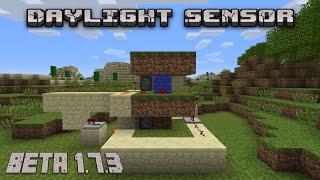 How to Build a Daylight Sensor in Minecraft Beta 1.7.3