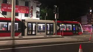 Kingsford light rail testing October 2019