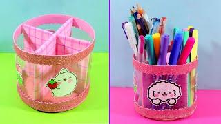 How to Make Pen Holder From Plastic Bottle | DIY Handmade Pen Holder | Easy Pen Holder Idea