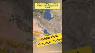 Flights Rerouted Over Middle East | IranIsrael Conflict Escalates Airspace Risk#igotech @iGo-Tech