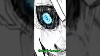 ll Ronaldo in real vs in Anime ll  #vansh #Chrisprince #bluelock #edit #shorts