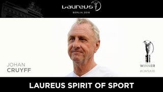 Johan Cruyff: Laureus Spirit of Sport Award