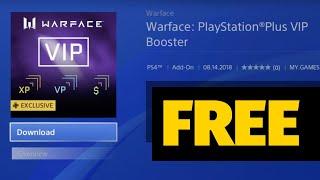 How to Download: Warface PlayStation Plus VIP Booster for FREE on PS4 | PlayStation