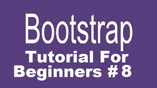 Bootstrap Tutorial For Beginners 8 - Bootstrap Buttons