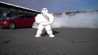 CTS-V Wagon Burnout and the Michelin Man