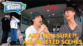 Are you sure?! All deleted scenes & behind the scenes|Jimin & Jungkook travel show best moments