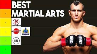 Best Martial Arts Ranked By PRO MMA Fighter