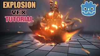 GODOT 4 - Explosion 3D  -  VFX Tutorial