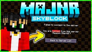 DOSTAL JSEM BAN NA MAJNRU! | MAJNR SKYBLOCK #6 [MarweX]