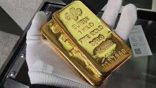 HD | 1KG PAMP SUISSE GOLD BARS 