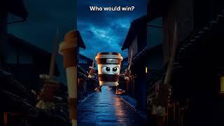 Cappuccino Assassino vs Lirili Larila Battle - Who is the Real Fighter?  #funny #meme #brainrot