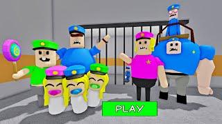 POLICE FAMILY ESCAPE! SCARY OBBY Full Walkthrough #roblox