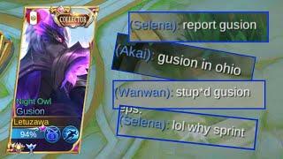 THEY THINK IM NOOB FOR USING SPRINT ON GUSION 