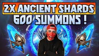 2X ANCIENT SHARDS | 600+ SUMMONS Chasing GOLD ! | ISL Pulls | Raid Shadow Legends