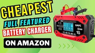 Cheapest 10 Amp Battery Charger & Maintainer on Amazon, Better than Harbor Freight Viking Charger