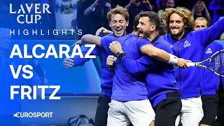 Alcaraz WINS Europe Laver Cup vs Fritz  | Laver Cup 2024