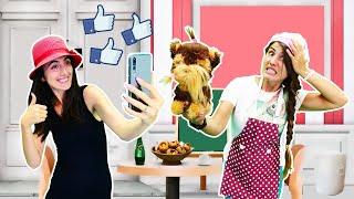 Kafe oyunu! Ümit'in trend kafesine Fenomen Sevcan geliyor! Komik video!