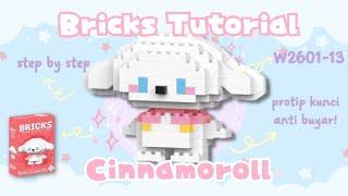 HOW TO BUILD BRICKS LEGO CINNAMOROLL W2601-13 | Bricks Tutorial (Bahasa Indonesia)