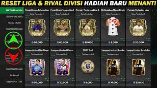 BESOK RESET SEASON LIGA & RIVAL DIVISI HADIAH BARU TOKEN LIGA PEMAIN GRATIS SESUAI RANK FC MOBILE 25