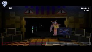 Five Nights In Minecraft Remastered - Майнкрафт Во Фнаф 2 Ночь