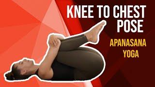 Knee to chest Pose - Apanasana Yoga And Fitness Motivation #shorts 2022