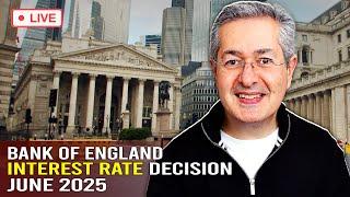 Bank of England Interest Rate Decision June 2025 - My Take