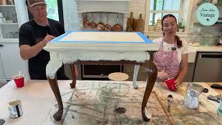 Dated Side Tables French Country Makeover DIY