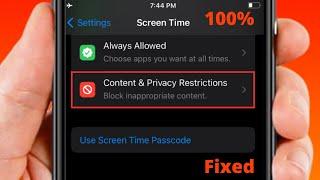 How to Turn off Restricted Mode on iPad | How to Disable Restriction on iPhone iOS 16 2022