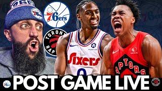 Sixers LOSE to the 17-37 Raptors WITHOUT 3 of their starters LOL