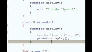 Overriding: PHP OOP