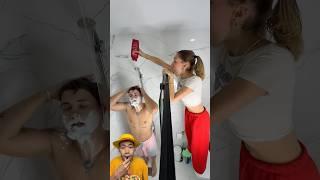 TUANG SHAMPOO⁉️ #funny #comedy #dubbing #reaction #feedshorts #family #humor