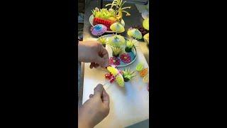 Decorating the dish #Simple carved flower plate making #Fancy fruit cutting #Fancy making of fruit