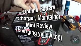 optima 400 battery charger unboxing and mini review