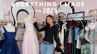 Everything I Made in 2024 + Sewing Pattern & Tutorials (I made 40 garments!!)