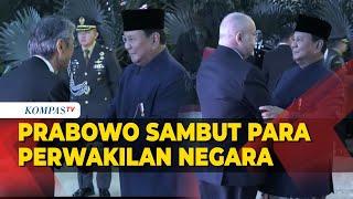 Momen Prabowo Subianto Sambut Para Perwakilan Negara Jelang Pelantikan Presiden