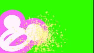 Pink Disney Channel Wand ID Green Screen