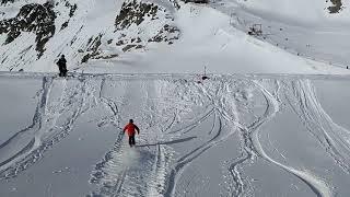 Landed my first double backflip today, and my girlfriend stomped her first backflip on snow!