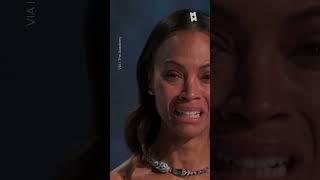 Así agradeció Zoe Saldaña por su primer Oscar como mejor actriz de reparto  #oscars2025