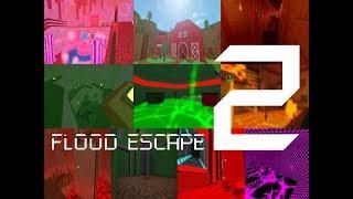 Roblox Flood Escape 2 (Test Map) - Multiplayer Compilation 10