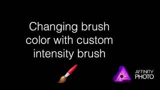 #01b Affinity Photo - Watermark your photos with a custom intensity brush