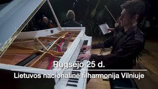 Promotional video: pianist Kasparas Uinskas solo recitals, Lithuania