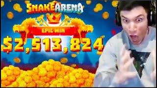 TRAINWRECKSTV $2,5 MILLION WIN ON SNAKE ARENA!