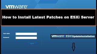 How to Install Patches on Vmware ESXi Host | Update Vmware ESXi | Step by Step