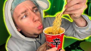 ASMR MUKBANG  SPICY KOREAN NOODLES 