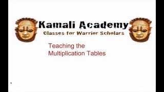 Kamali Academy Teaching the Multiplication Tables